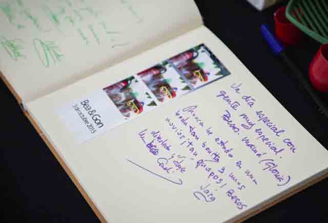 Album-de-firmas Fotomatón para bodas
